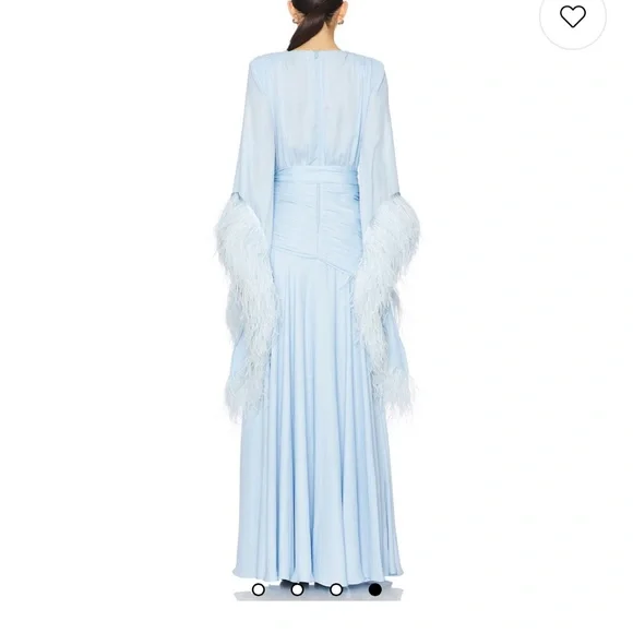 Bronx and Banco Light Blue Long Sleeve Dress - Picture 4 of 8